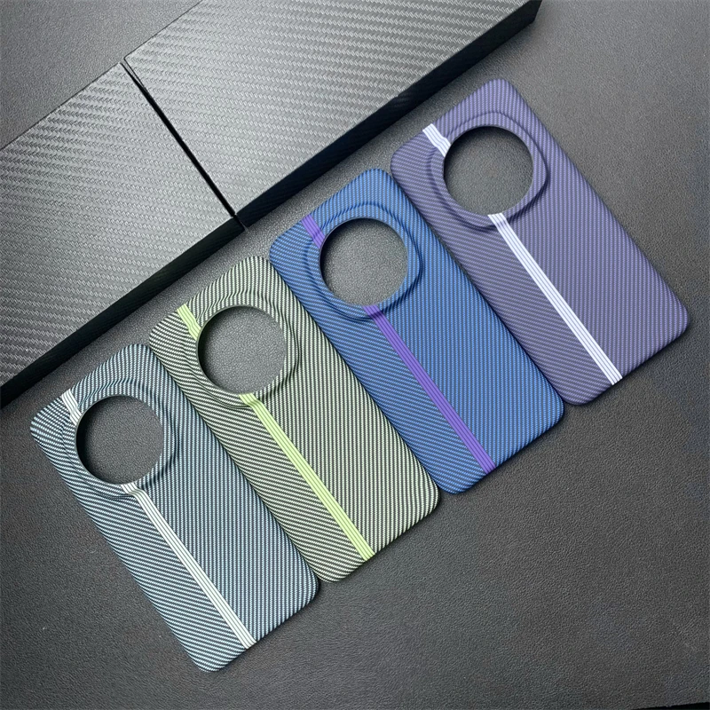 Skin Feel Carbon Fiber Texture Case for Huawei Honor Magic 6 Ultimate Magic 4 Magic 5 Pro Ultra-Thin Protective Cover Case Funda