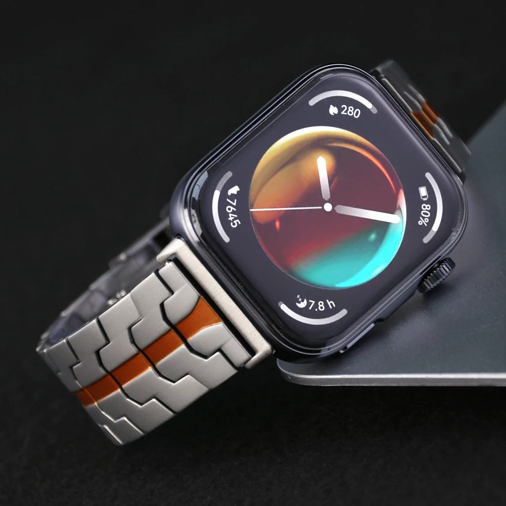 سوار من الفولاذ المقاوم للصدأ لهاتف Huawei Fit3 Fit4 حزام معدني للأعمال Correa لساعة Huawei Watch Fit4Pro سوار ملحقات الساعة الذكية