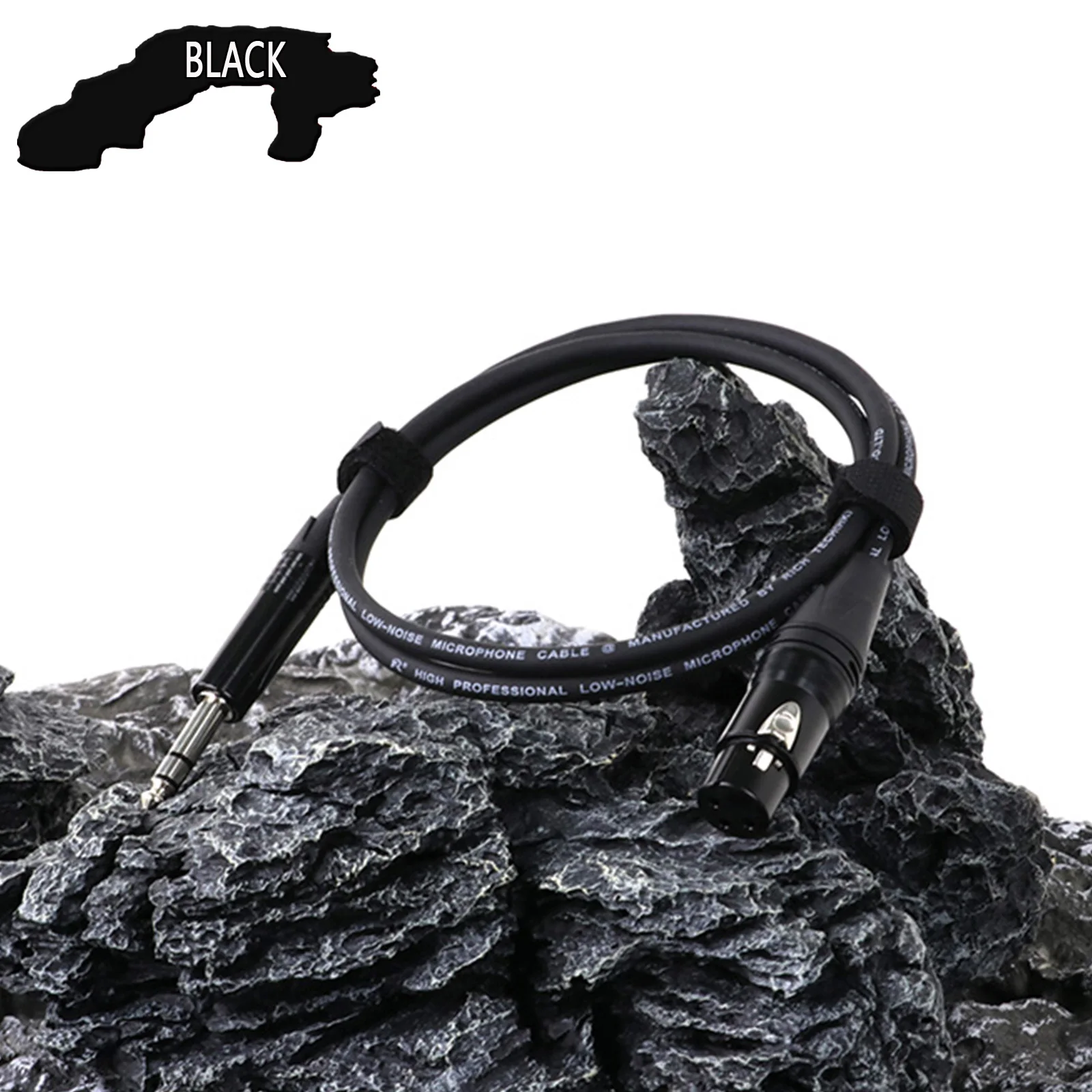 0.2M-30M Xlr Vrouwelijk Naar 6.35Mm Trs Stereo Jack Audio Verlengkabel, 3pin Vrouwelijke Xlr Naar 1/4 Inch Stekker Gebalanceerd Interconnect Snoer