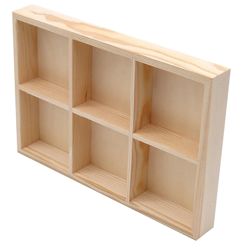 

Watercolor Pen Storage Tray 6 Compartments Crayon Marker Organizer Portable Desk Accessories Acrylic Organizers Brush