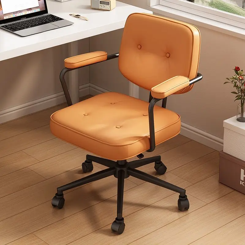 #Modern Comfortable Leather Office Swivel Chair Factory Wholesale Backrest Lifting Computer Chair for Home Office Study