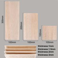 1/1.5/2/3mm 5PCS Lightweight Craft Board Model Toys Building Carving Handicraft Educational DIY Accessories DIY Balsa Wood Chips