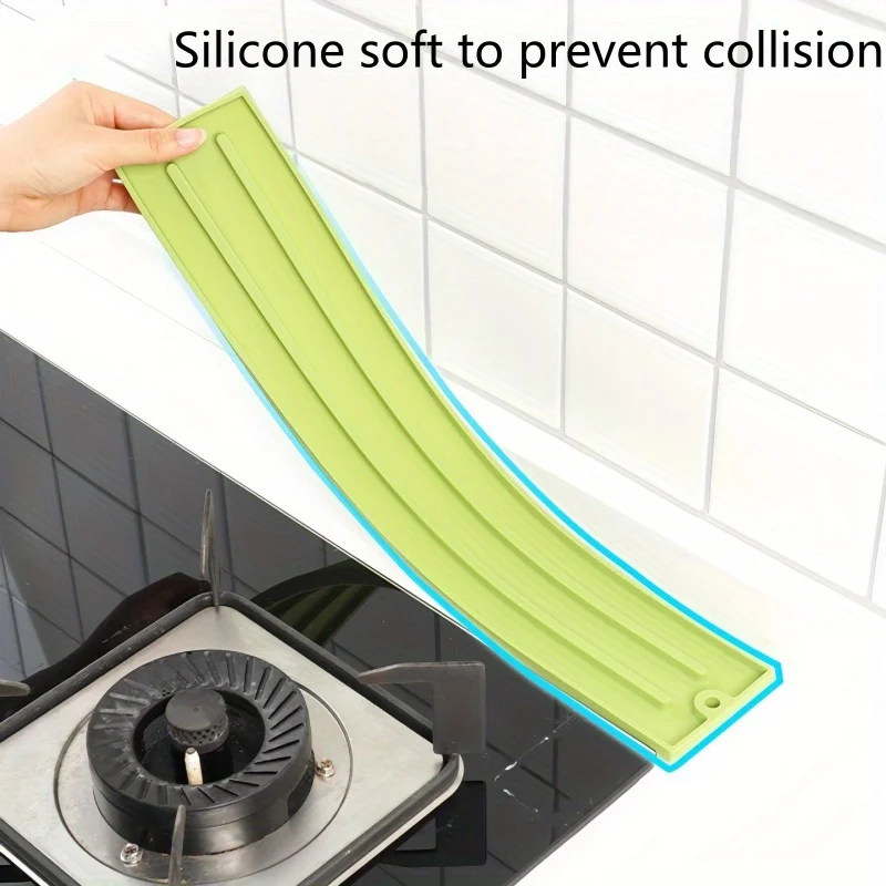 Tapa de olla de cocina, soporte organizador de espátula, almohadilla de drenaje de fregadero de silicona, escurridor de botellas, estante de soporte, bandeja antideslizante de hendidura estrecha