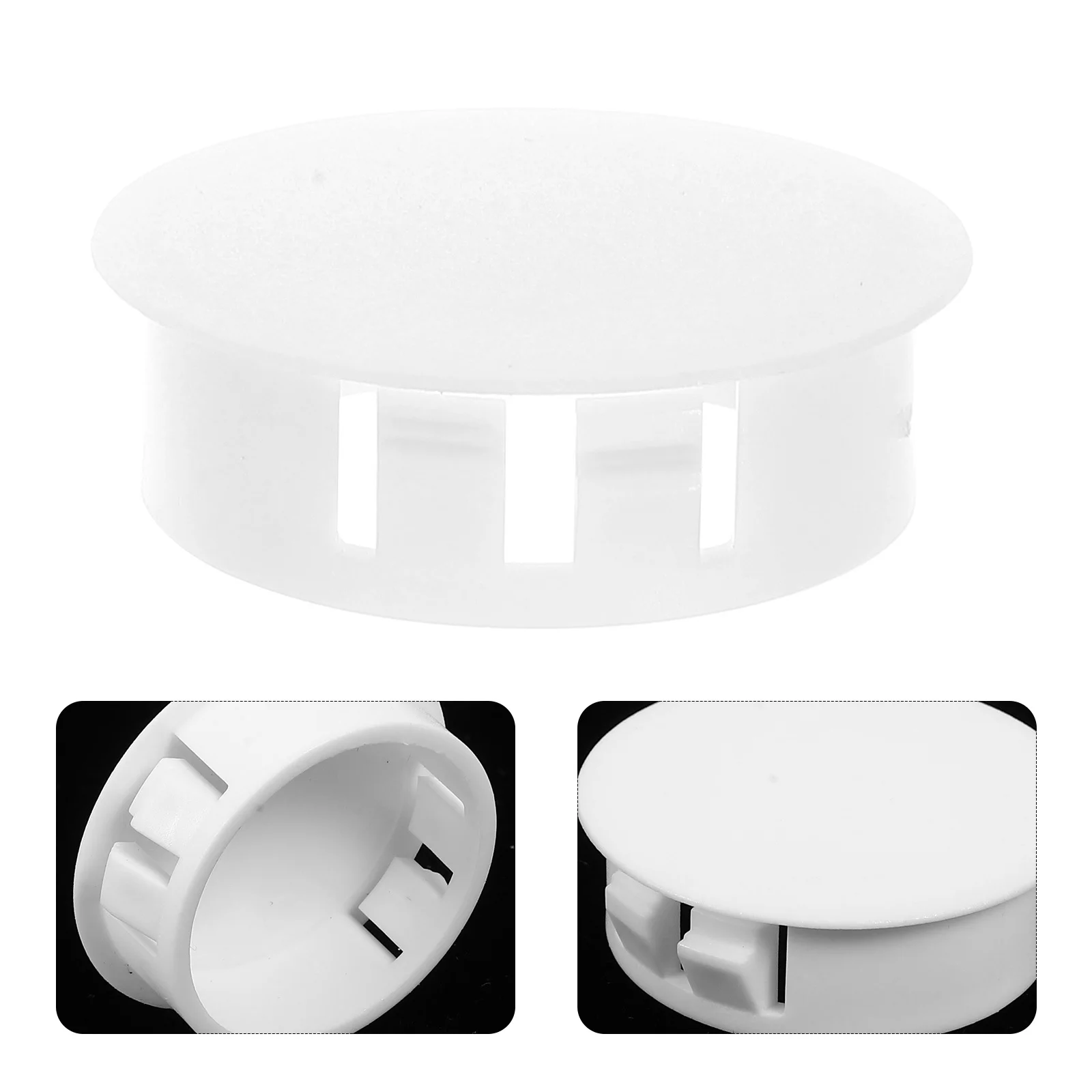 

30pcs Furniture Covers Plastic Blanking Cap For Drill Hole Caps Cabinet Door Plugs Nut Hole Plug Shelf Hinge Cover
