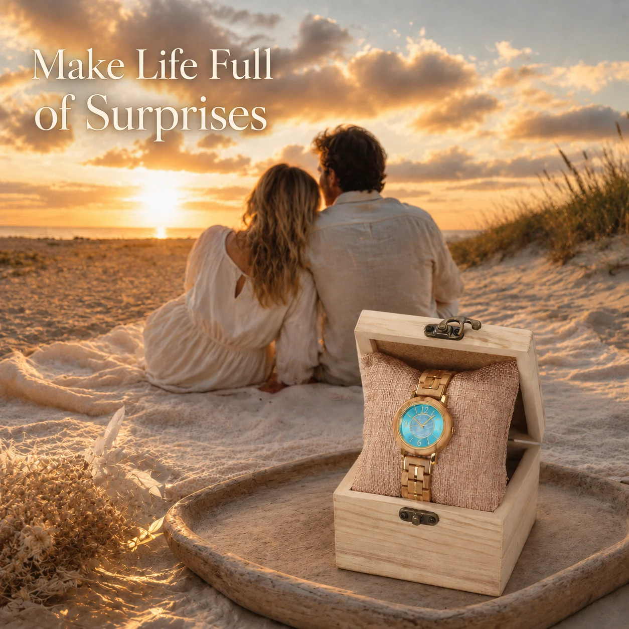 BOBO BIRD Women Wooden Watch Handmade Natural Wood Quartz Ladies Wristwatch Elegant Lightweight Gift for Her Anniversary Birthda