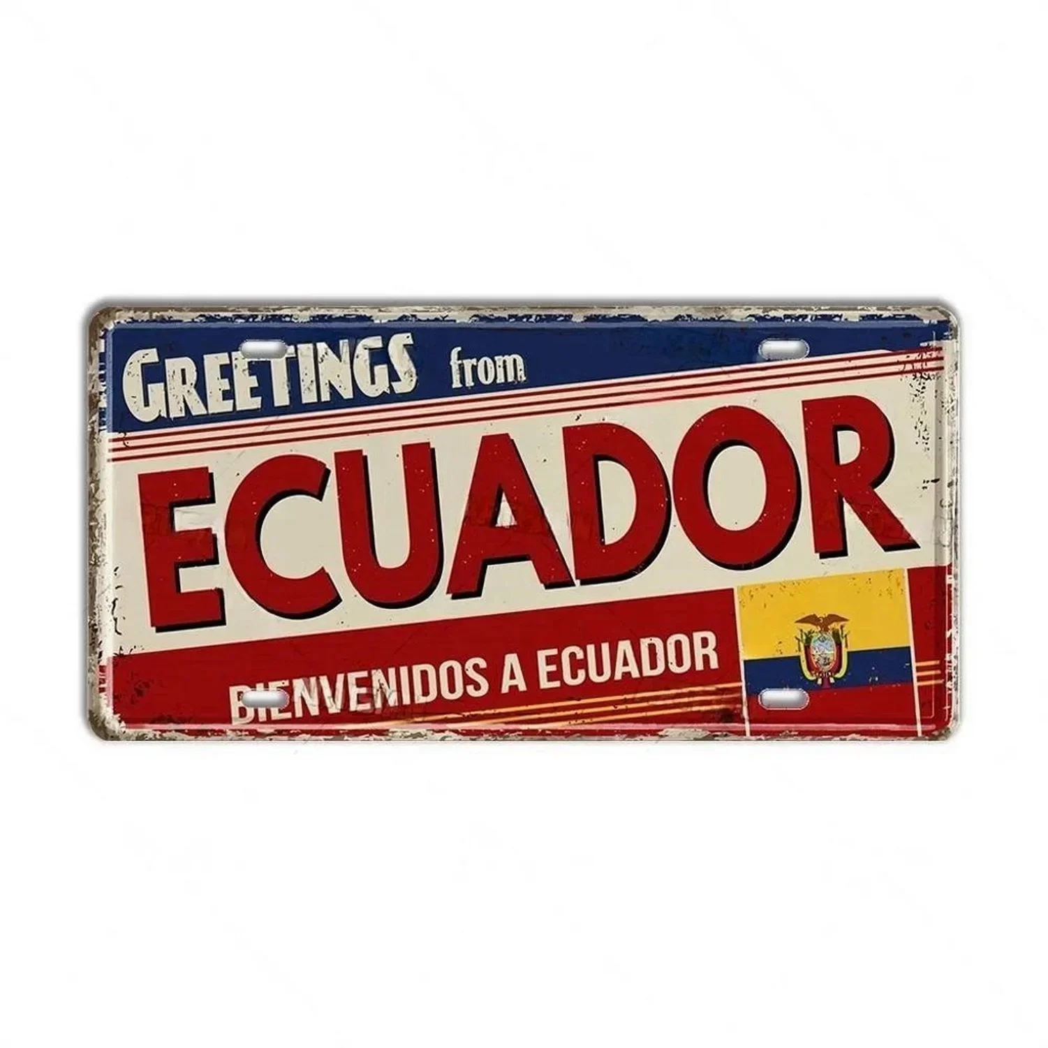 Colombia License Plates Metal Tin Signs for Wall Art Decoration Vintage Tags Metal Automotive Signs For Cafe Bar Club Garage Pub