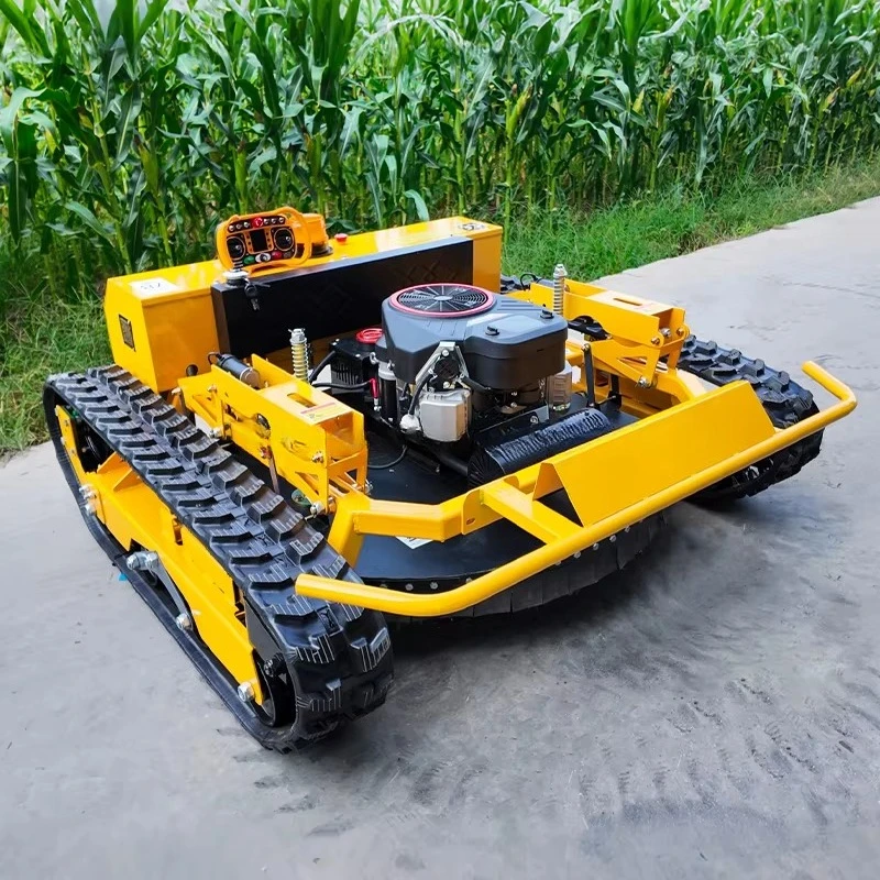 For~Wholesale Price Custom Self Propelled Mowers Remote Control Off-Road Tank Remote Control Lawn Mower Grass Cutter Machine