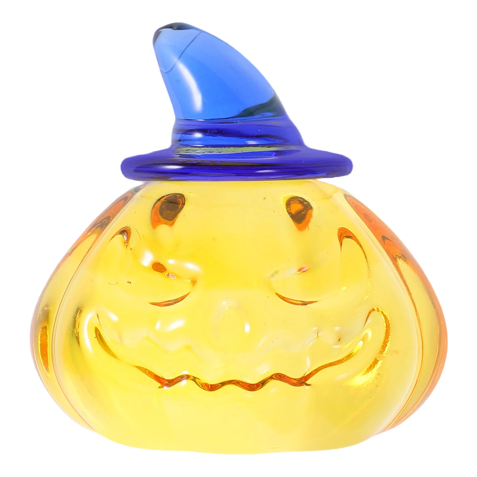 

Crystal Hand Blown Autumn Pumpkin Art Thanksgiving Halloween Fall Table Decoration Statue Crystal Pumpkin Statue