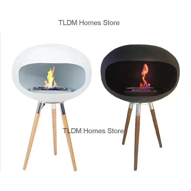 European Style Floor-standing Fireplaces Villa Homestay Decoration Home Living Room Fireplace Heater Modern Designer Ornaments