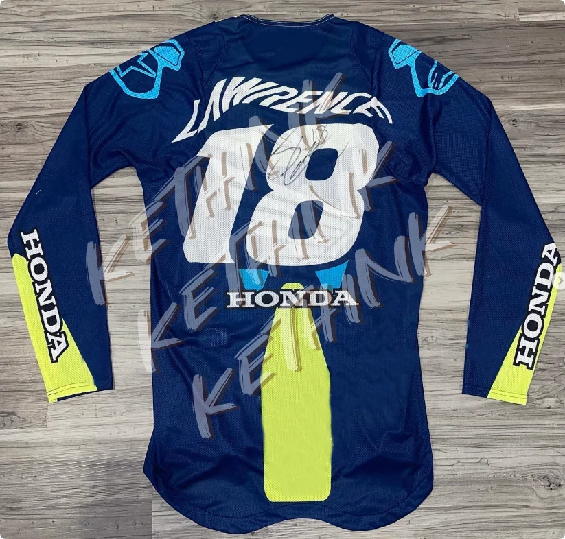 

Quick Dry Honda Motorcycle Jersey, Long Sleeve Breathable Riding Shirt Y2K Dirt Bike and Mountain Racing, Comfortable Daily Gear