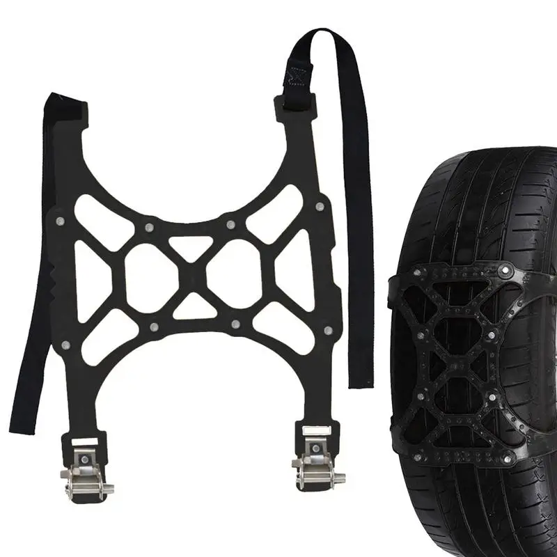 

Car Snow Tire Chains Mud Tyre Wheels Traction Improves Driving Safety Portable Easy to Mount Emergency Winter Chains Accessories