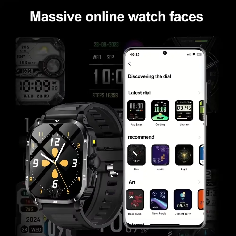 2026 New Men'S And Women'S Smart Watch, with Messaging Function, Remote Remote Photo/Music