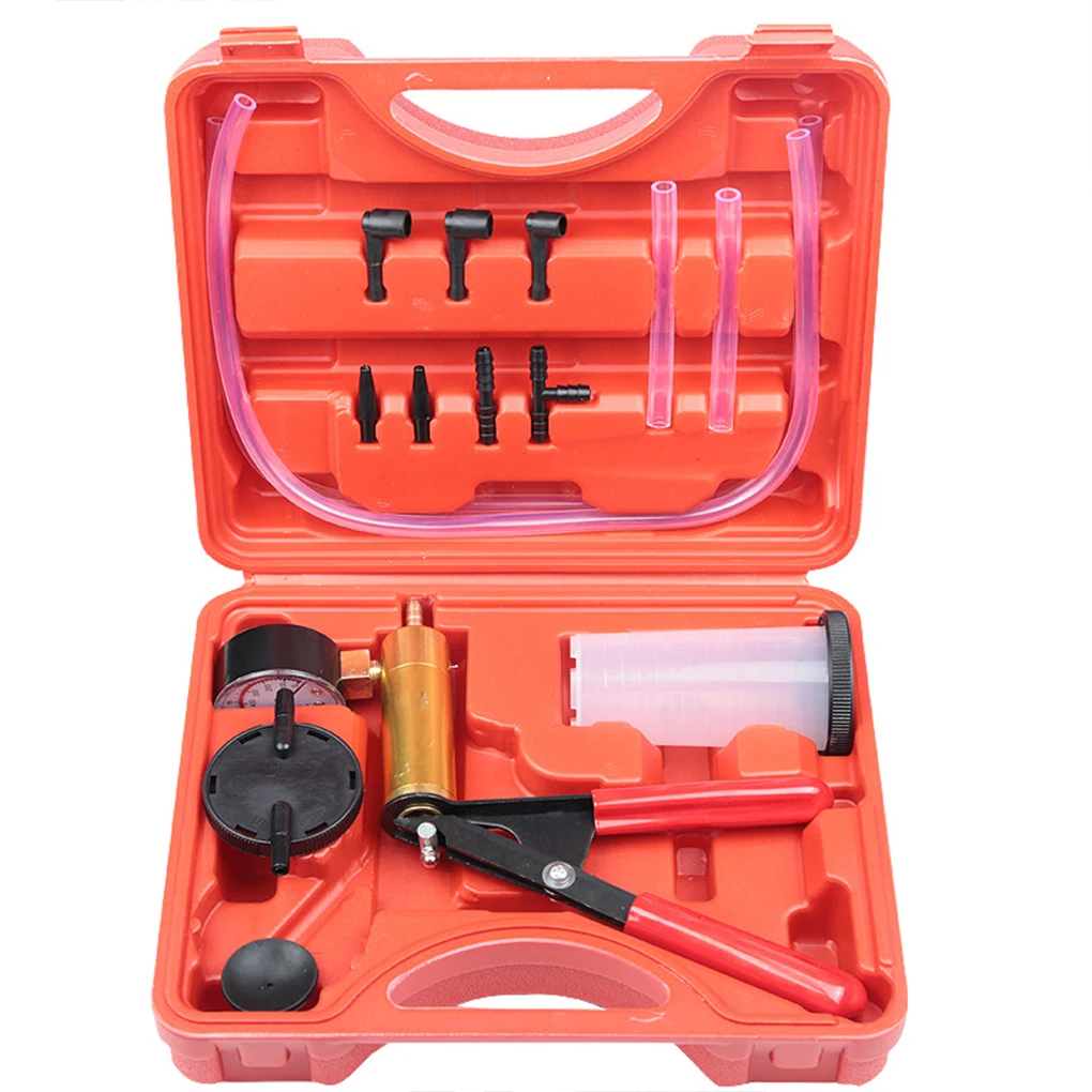 Manual Brake Bleeder Vacuum Pump Kit Easy And Safe To For Professional Brake Maintenance