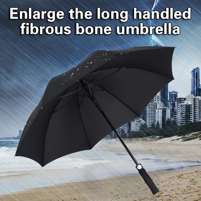 Golf Umbrella Large Folding Umbrella Three Person Umbrella 8-bone Reinforced UV Protection And Sun Protection Umbrella