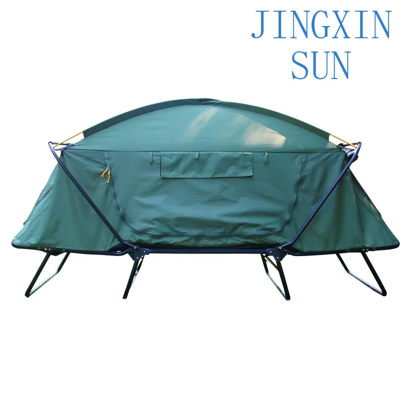 Thickened Oxford cloth warm ground tent outdoor single double rainstorm double camping fishing tent
