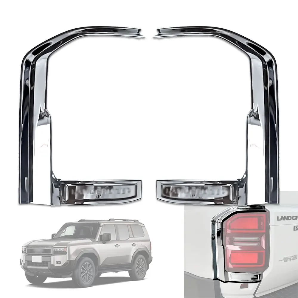 

For Toyota Land Cruiser 250 Prado LC250 2024 LED TRUNK REAR TAIL LIGHT COVER