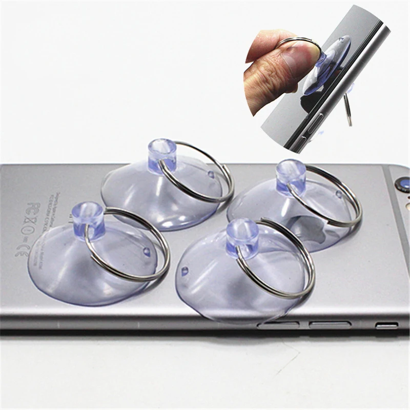 1PC Clear Sucker Suction Cups Mushroom Head Strong Vacuum Suckers Cup Button Hooks Hanger For Cellphone Window Car Glass Phone