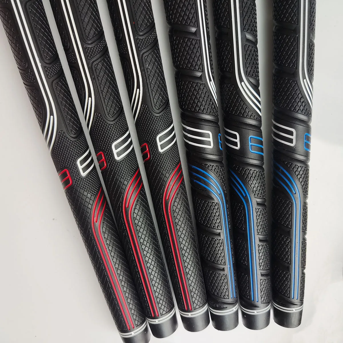 13pcs/lot Wood Golf Club Grip CP Two Blue Wrap Red Pro Rubber Standard/Midsize Golf Grip Iron/Fairway Golf Club Grip