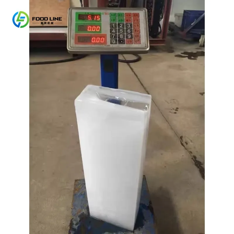 Customized High Production Stainless Steel Commercial 10kg Block Ice Brick Maker Machine Heavy Duty Motor Version