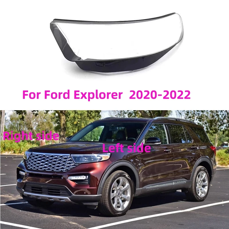 For Ford Explorer 2020 2021 2022 Car Headlight Shell Headlamp Cover Replace Lamp Shade Headlamp Lens Glass