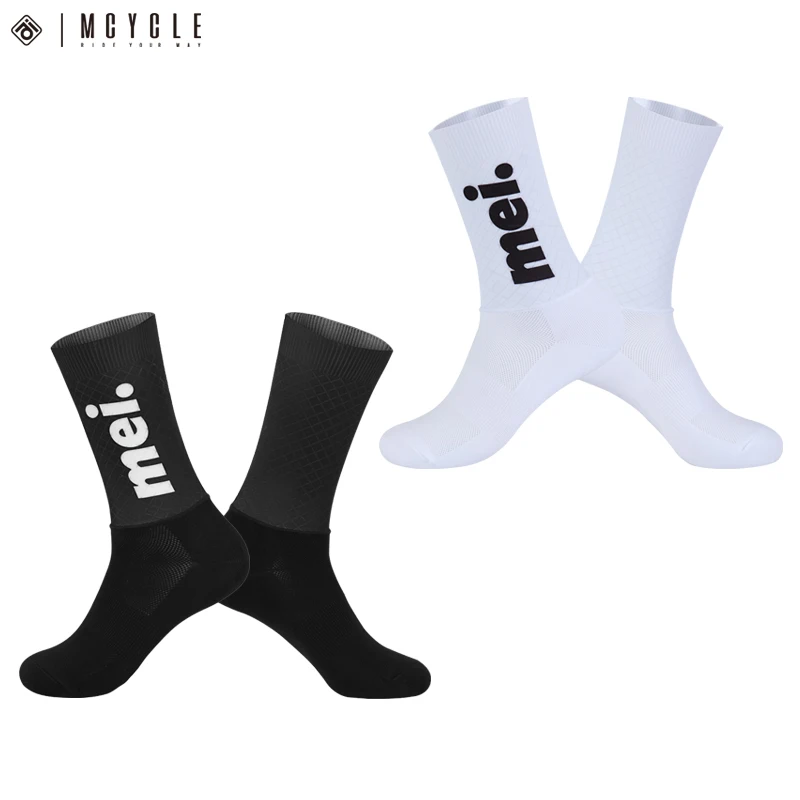 Mcycle New Arrival Aero Sport Socks Seamless Anti-Slip Bicycle Bike Socks Summer Bicycle Riding Cycling Aero Socks