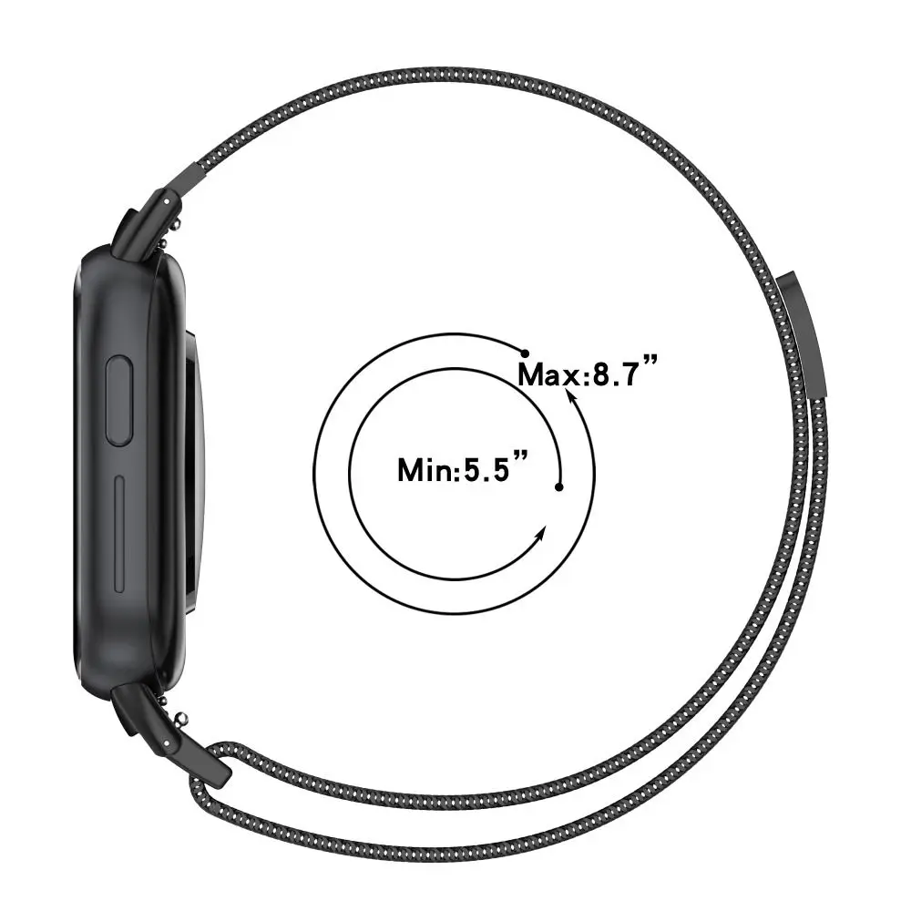 Nieuwe vervangende metalen band Milanese polshorlogeband riem roestvrijstalen armband voor Honor Watch 4 Smart Watch