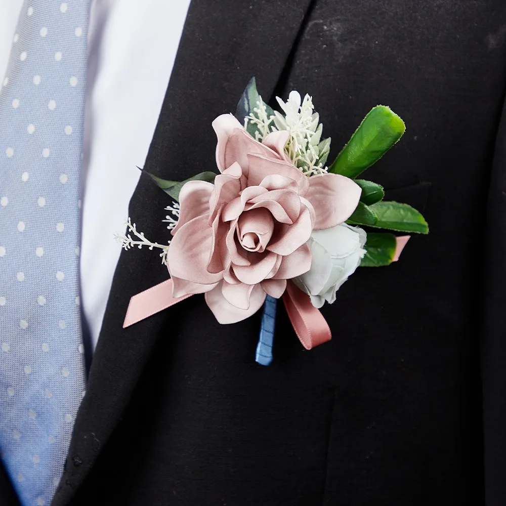 Виноградная свадебная бутоньерка для мужчин, листья для жениха, аксессуары для боды, фиеста, браслет для подружки невесты, цветы, аксессуары для свадьбы