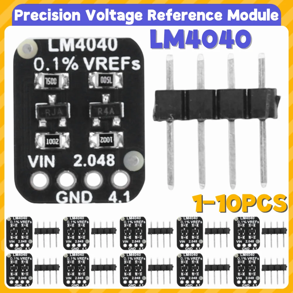 1-10PCS LM4040 Voltage Reference Source Board High-Precision Voltage Reference Module 0.1% Accuracy for Microcontroller