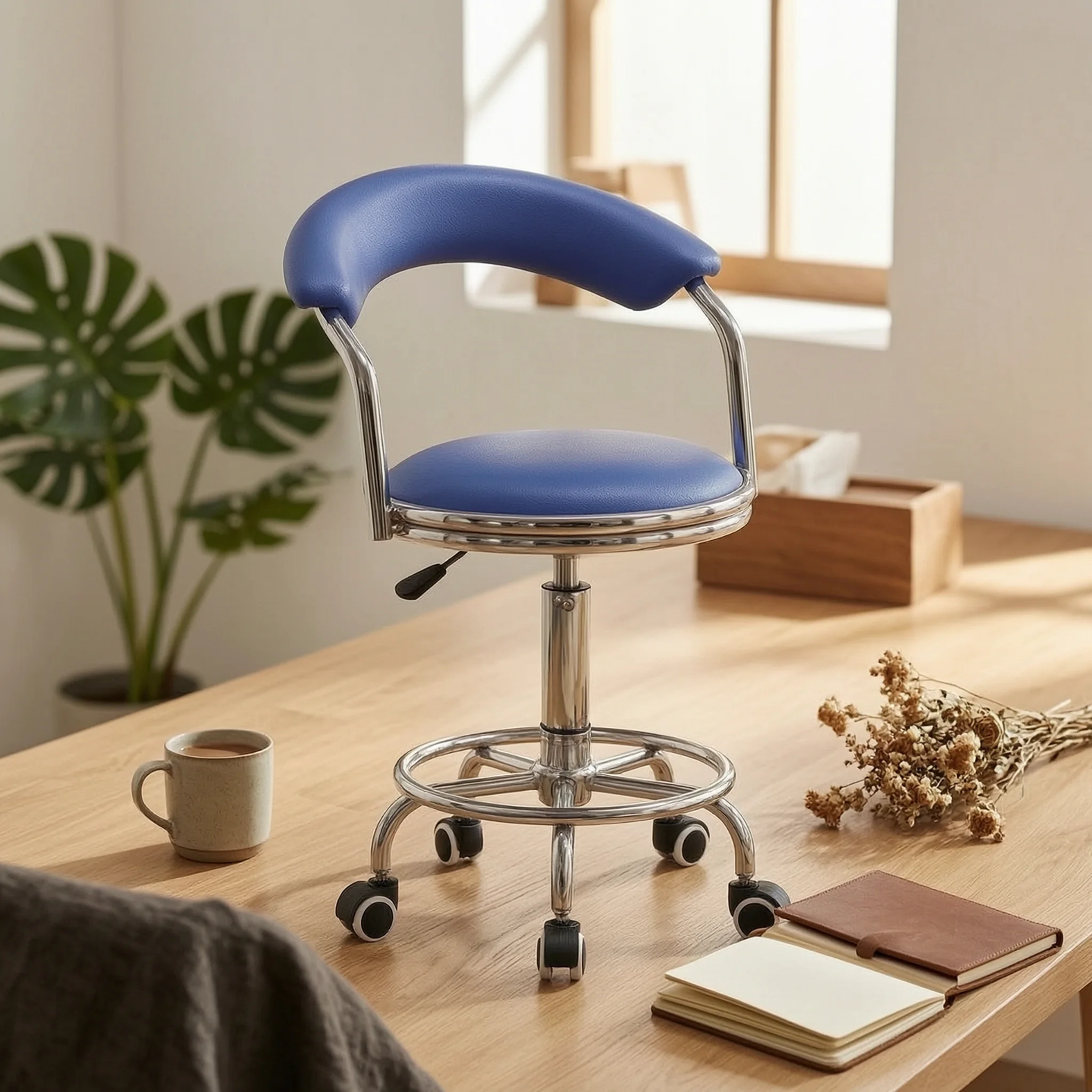 rolling-bar-stool-foot-circular-footrest-swivel-bar-stool-seating-furniture-smooth-casters-heavy-duty