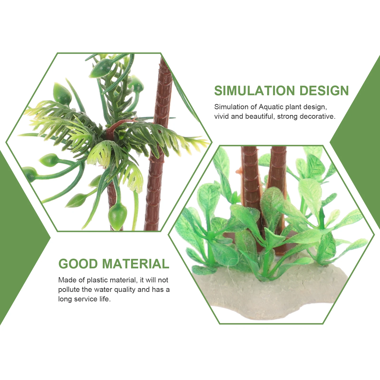 

Artificial Aquatic Plants For Fish Tank Large Aquarium Decoration Realistic Fake Plant Tropical Fish Tank Accessories