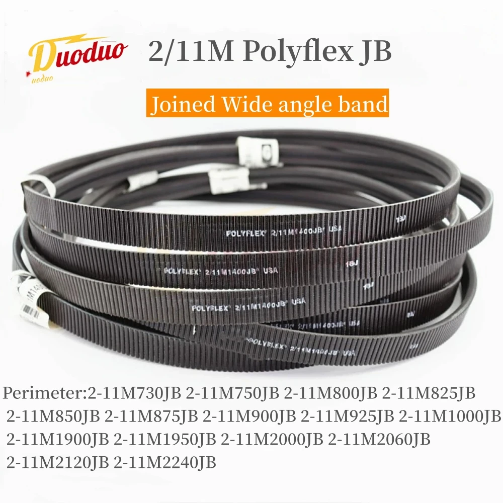 11M Polyflex JB Joined Wide angle band 2/11M730JB 2/11M750JB 2/11M800JB 2/11M825JB 2/11M850JB 2/11M875JB 2/11M900JB -2/11M2240JB