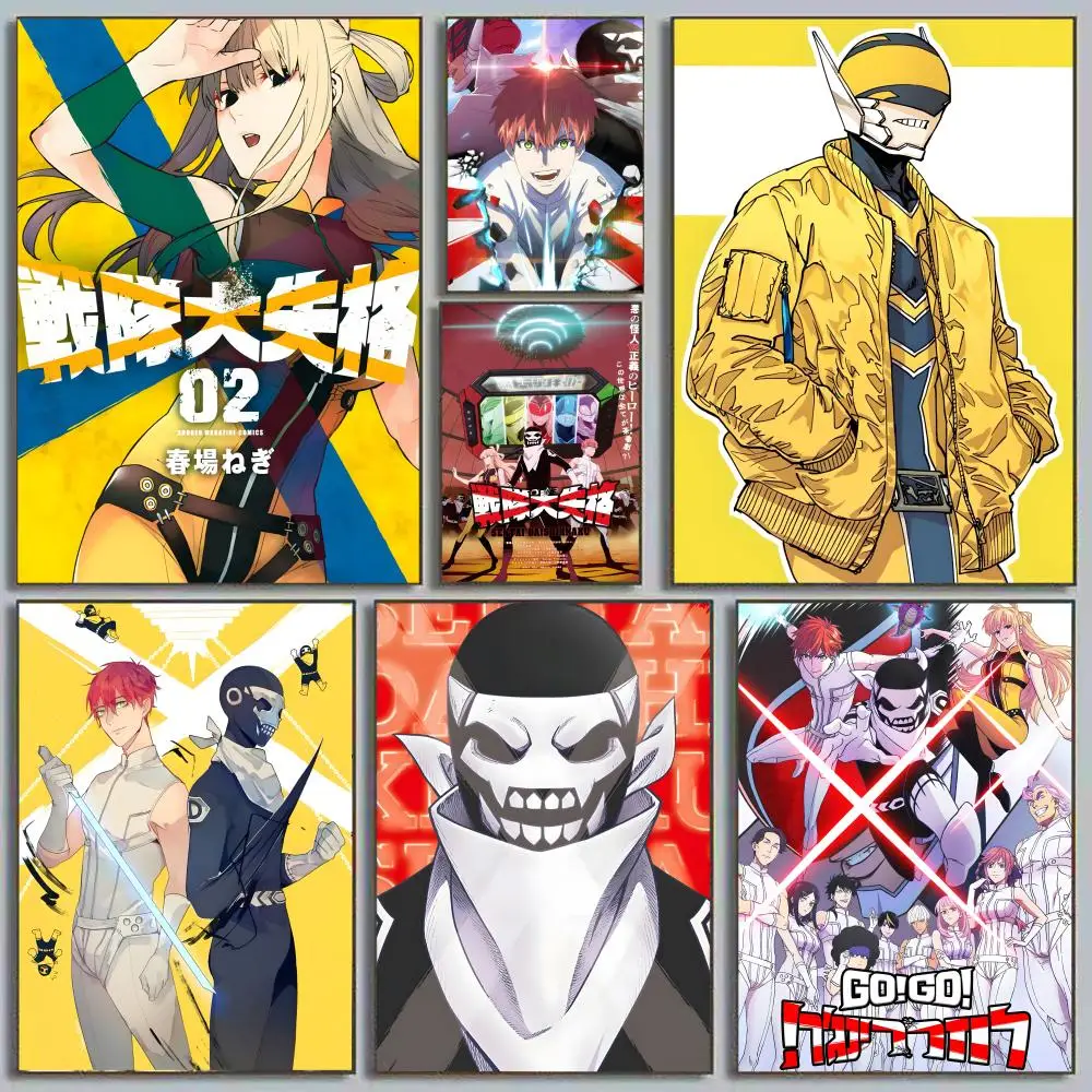 

Anime Go! Go! L-Loser R-Ranger Poster HD Art Sticky Wall Waterproof Home Living Room Bedroom Bar Aesthetic Decoration