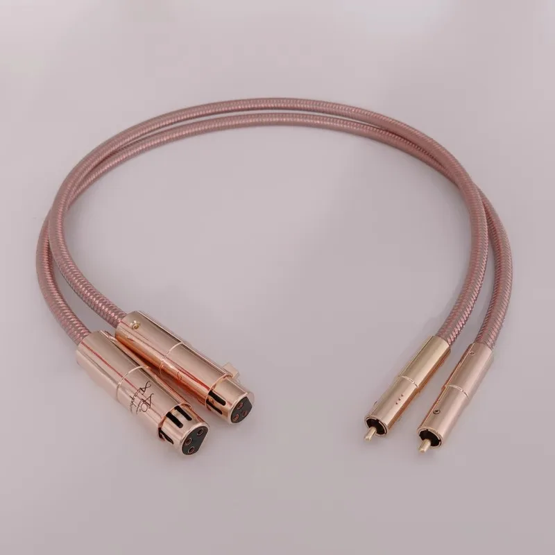 Accuphase XLR do RCA 6N OCC przewód połączeniowy Audio