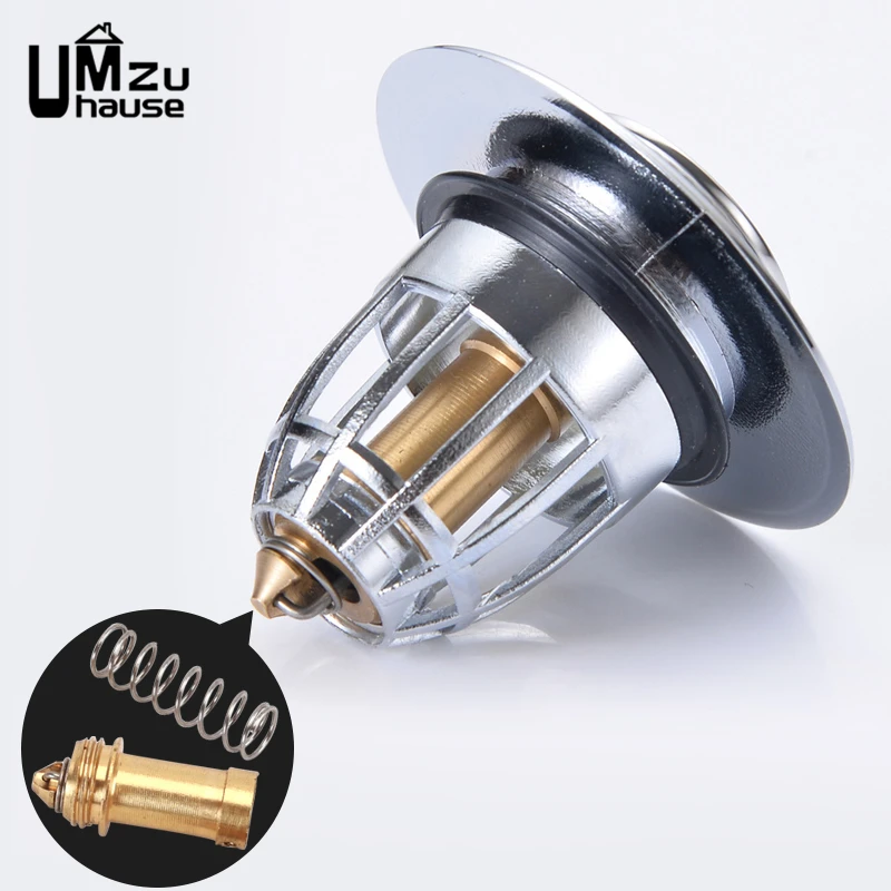 Universal Bathtub Filter Drain Hair Catcher Bathroom Sink Stopper Basin Strainer Anti Clog Pop Up Drainer Stainless Steel Plug