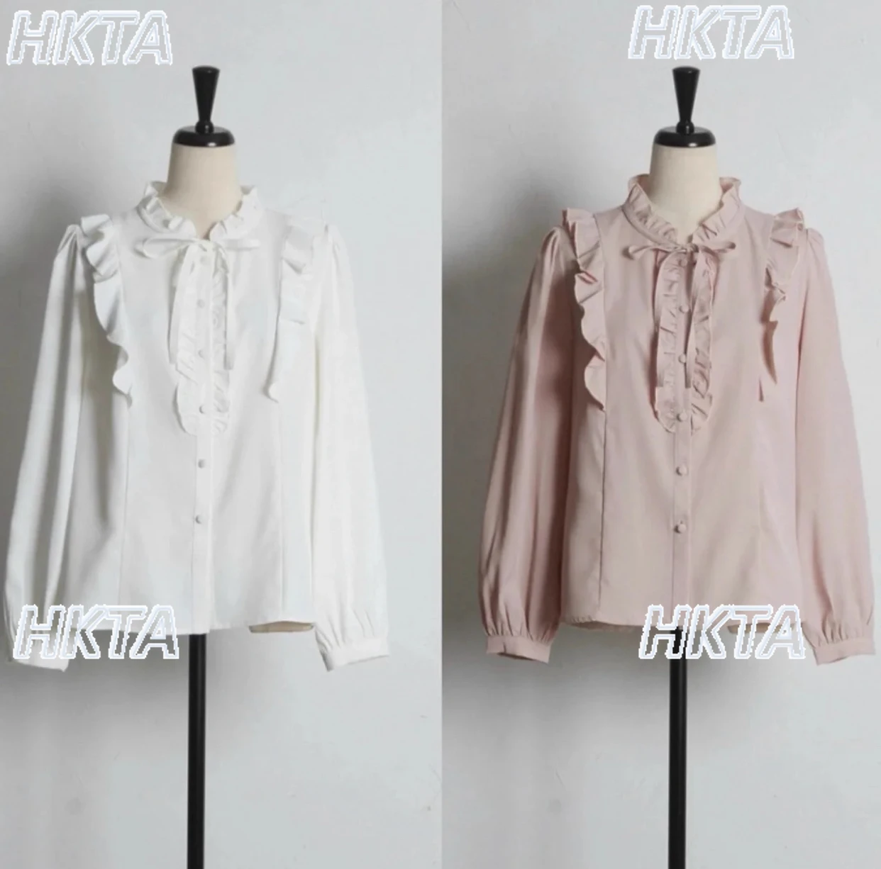 

Original Japanese Style Shirts Women Autumn New Ruffled White Shirt Daily Commute Office Women Long Sleeve Blouse Camisas