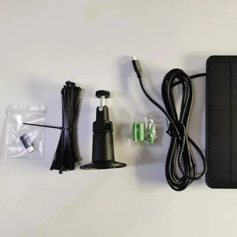 ألواح شمسية 4 وات لـ Eufy Eufycam 2/2 Pro/2C/2C Pro/E مثبتة على الحائط مع كابل طاقة بطول 9.8 قدم