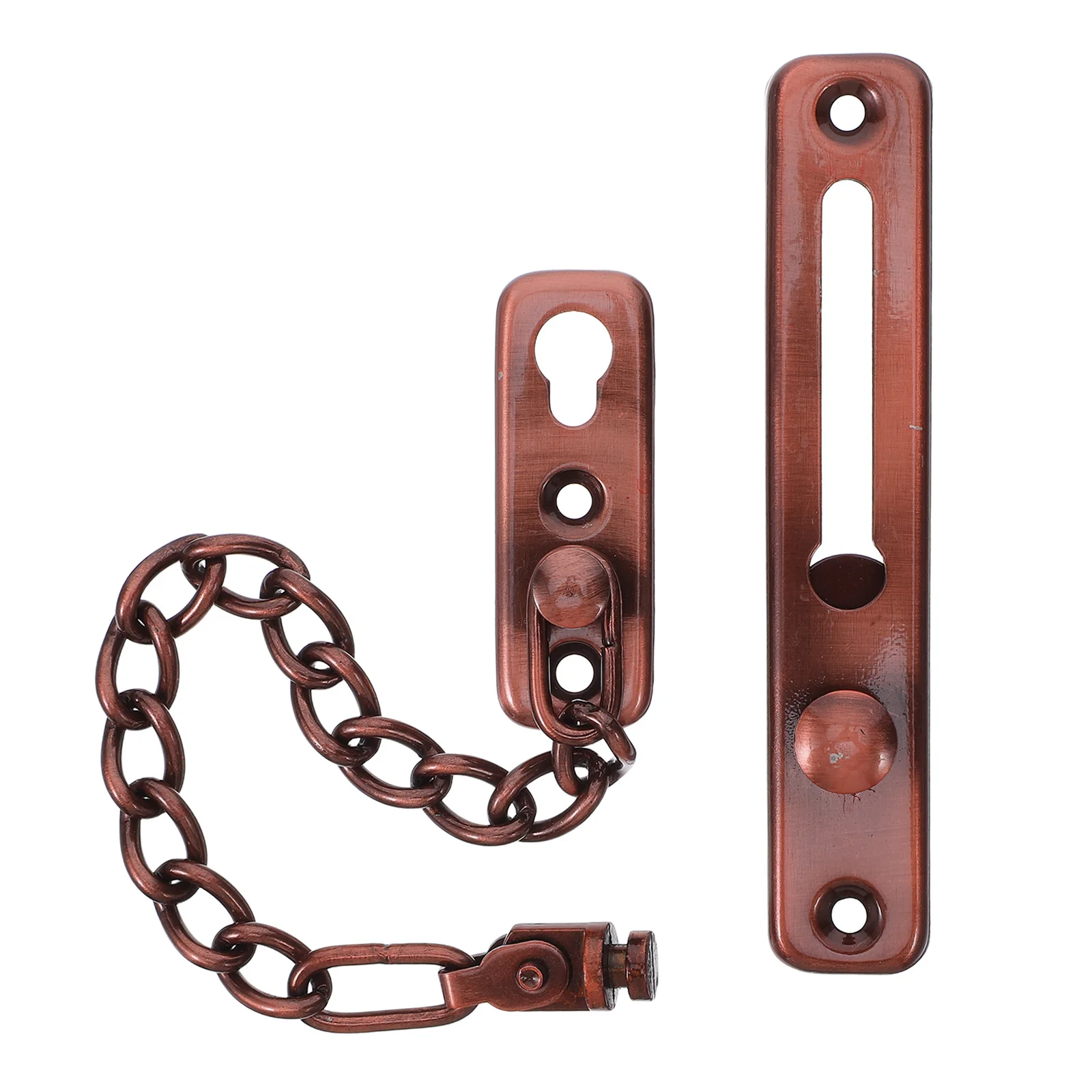

2Pcs Door Chain Lock Stainless Steel Anti-Theft Security Lock for Home Apartment Hotel Interior Front Door Safety Chain Guard