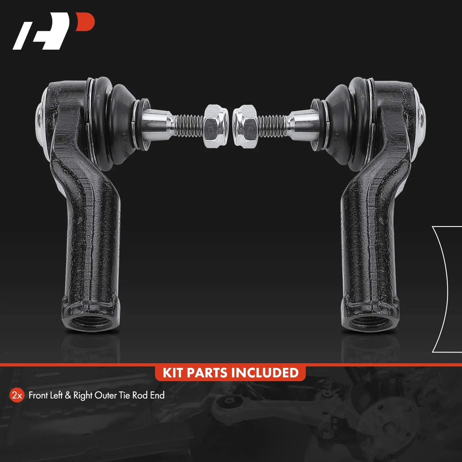 A-Premium 2x Left & Right Outer Tie Rod End for Volvo C70 2006-2013 C30 2008-2013 S40 2004-2011 V50 2005-2011