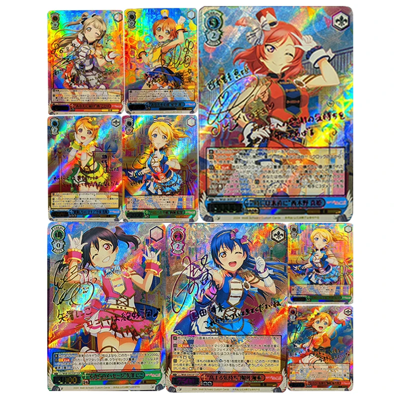 

Diy Anime Goddess Story Maki Nishikino Sonoda Umi Honoka Kousaka Collectible Cards Christmas Birthday Gifts Children's Toys