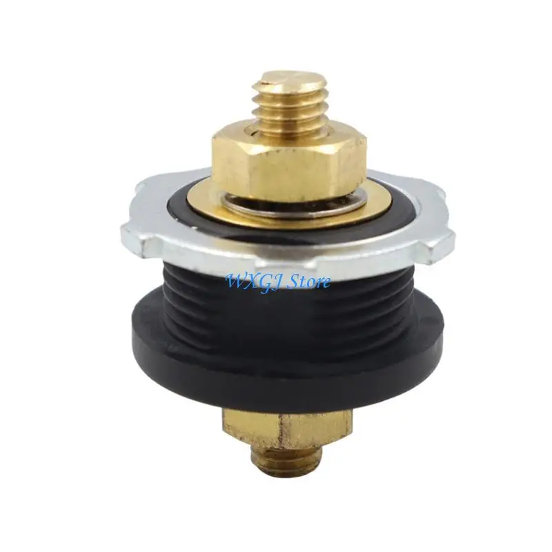 37JE 2pcs Universal Car Battery Terminals Black Red Corrosion Resistant Rubber Casing