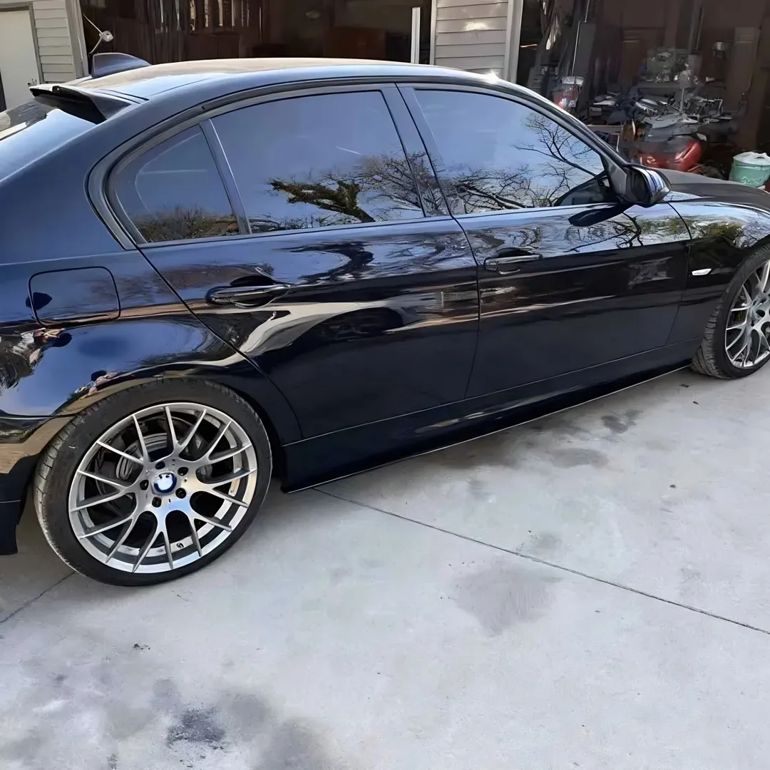 Für BMW 3er Serie 2005-2012 E90 M3 4-Türer 330i 320i 335i 318i MP-Style Seitenschweller Diffusor Spoiler Außenteile – Detail 6
