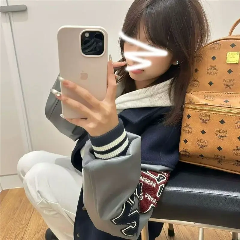 Honkbaljassen Kap Dames Winter Voorruit Antivries Isolatie Gevoerd Multi-Pocket Team Drukknoop Verstelbaar Oversize