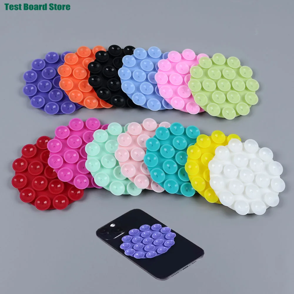 1pcs Silicone Suction Cup Phone Mount Mini Suction Sticker Mount Car Navigation Bracket Universal Mobile Phones Stand