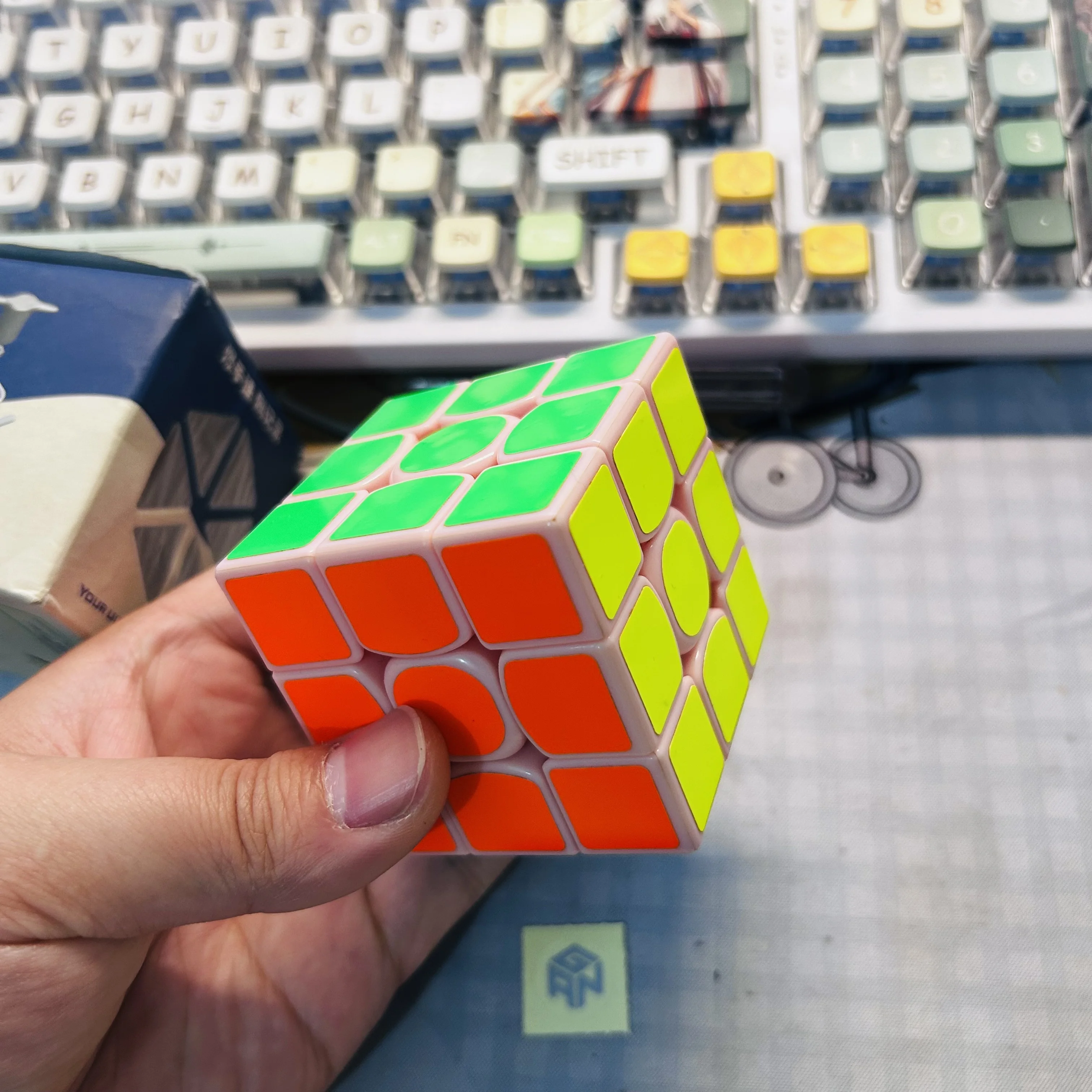 Gan357 Noir Rose 3x3 Cube Gan 3x3x3 Cube Magique