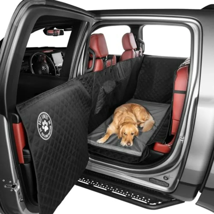 

Dog Bed for Car Back Seat Medium Gray As Seen on Shark Tank Fits Medium Seat Extender Non-Slip Base Waterproof Cover Machine-Wa