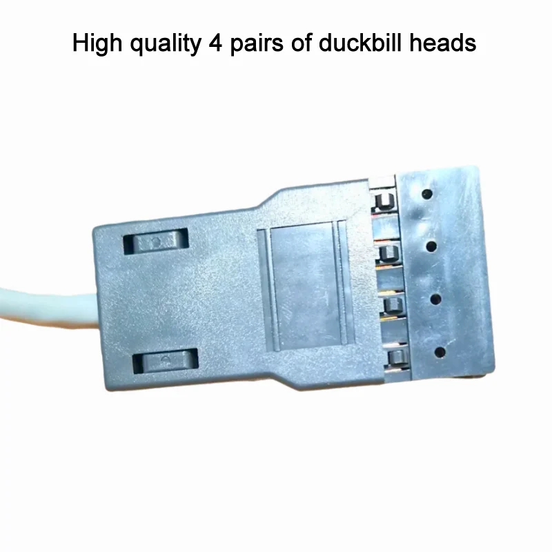 Kabel testowy BELNET 2M 4 pary 8 żył z złączem typu duckbill do RJ45 do paneli patch 110, konwerter, wysokiej jakości kabel telekomunikacyjny do sieci. — zdjęcie 3