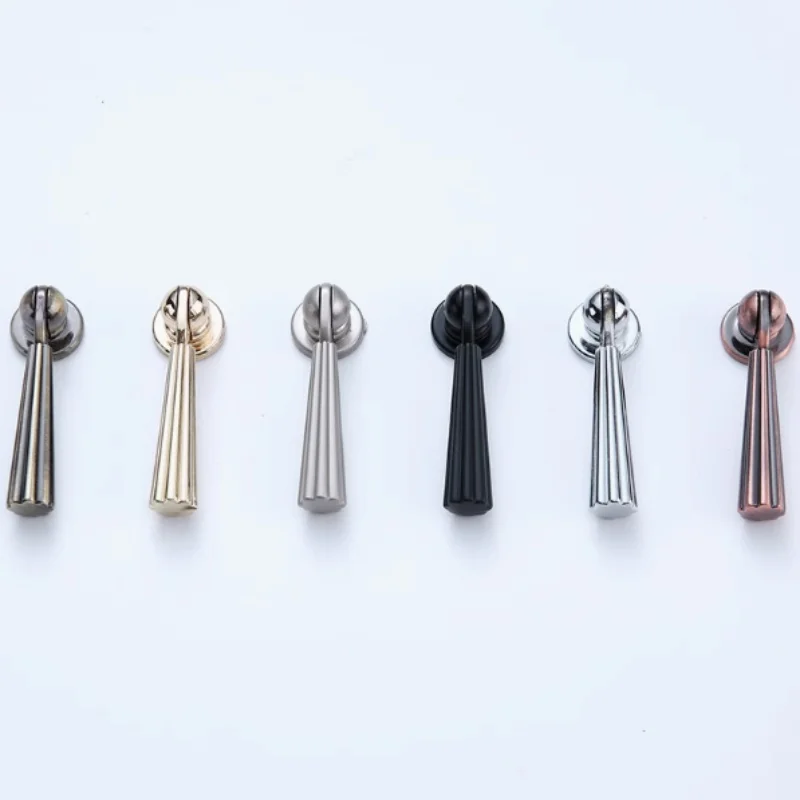 Modern Simple Gold Silver Black Drawer Shoe Cabinet Dresser Pendant Knob Bronze Antique Copper Matte Nickel Cupboard Door Handle