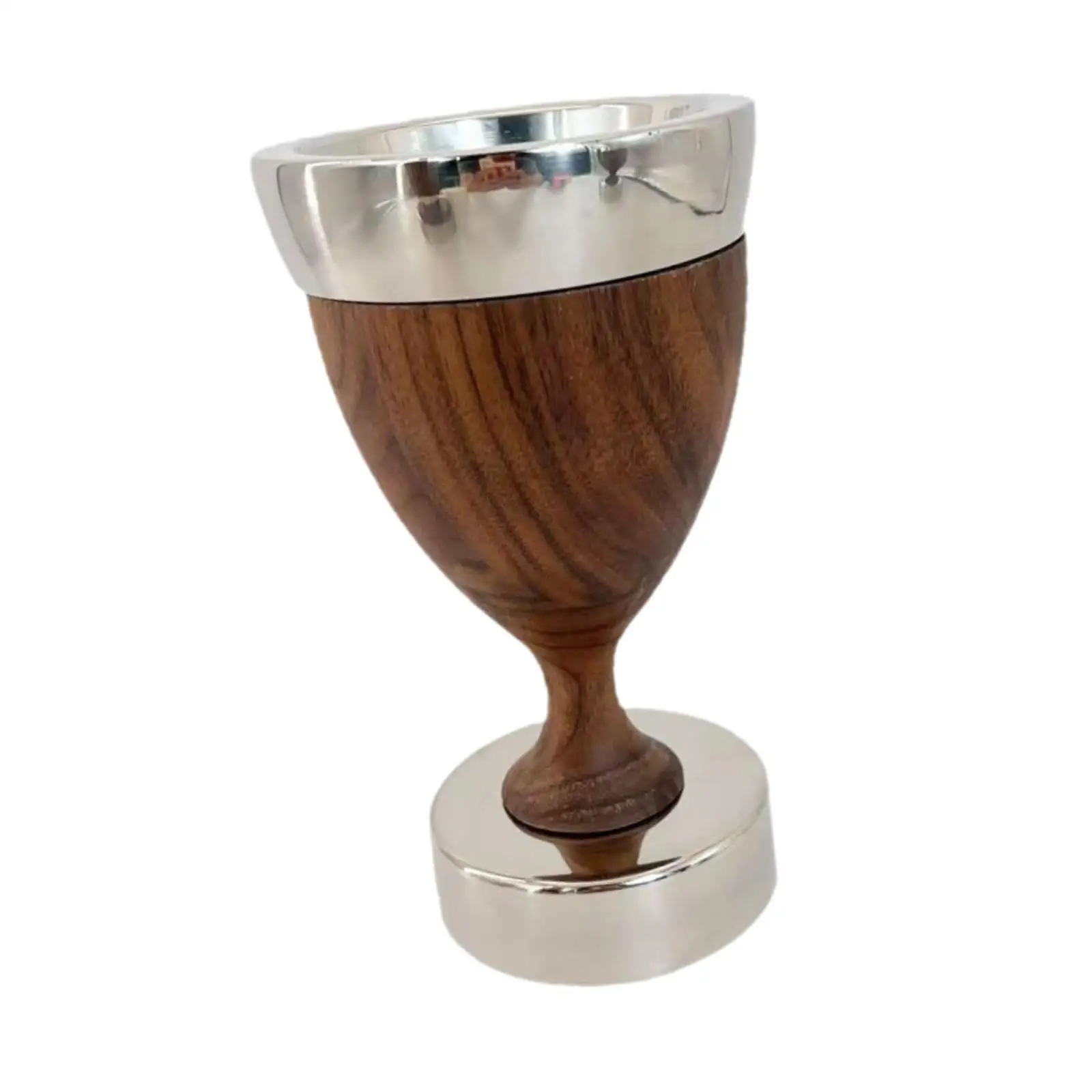 Stainless Steel Vase Flower Vase Plant Container Decorative Wooden Home Decor Flower Arrangement for Dining Table Cafe Shelf