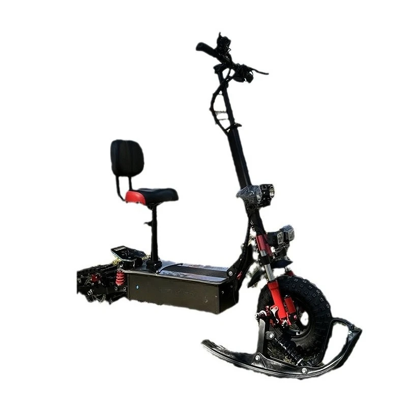 

Electric Snow Scooter Triangle Track Vehicle Foldable Off road Vehicle
