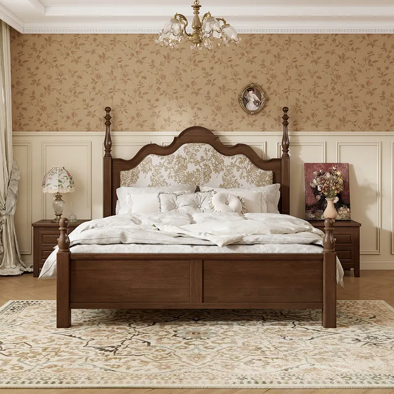 

Nordic Designs Storage Bed Brown Unique Modern King Size Double Bed Bedroom Frames Luxury Wooden Camas De Dormitorio Furniture